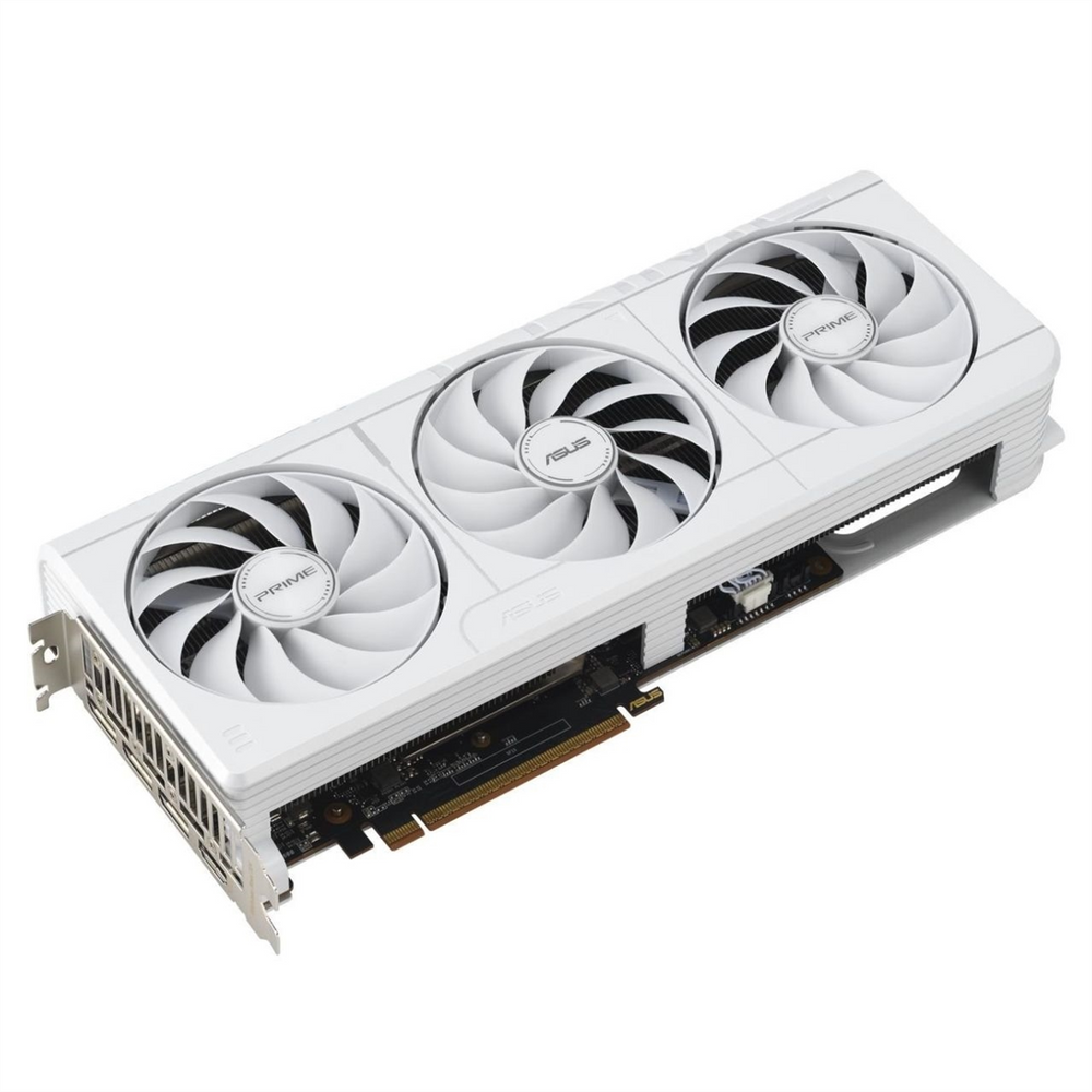 Відеокарта Asus AMD Radeon RX 9070 XT 16GB Prime OC Біла (White) 208240 фото