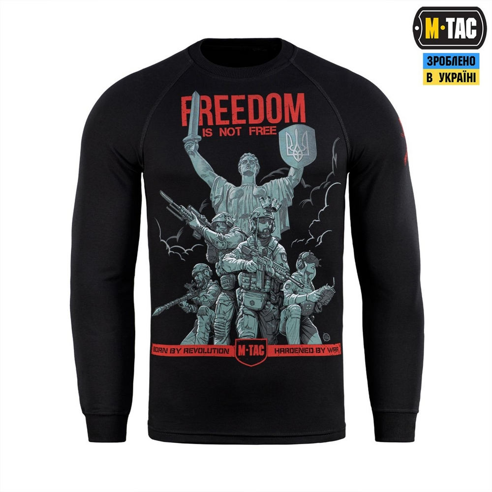Реглан M-Tac Freedom Чорний (Black) (3XL) 232518 фото