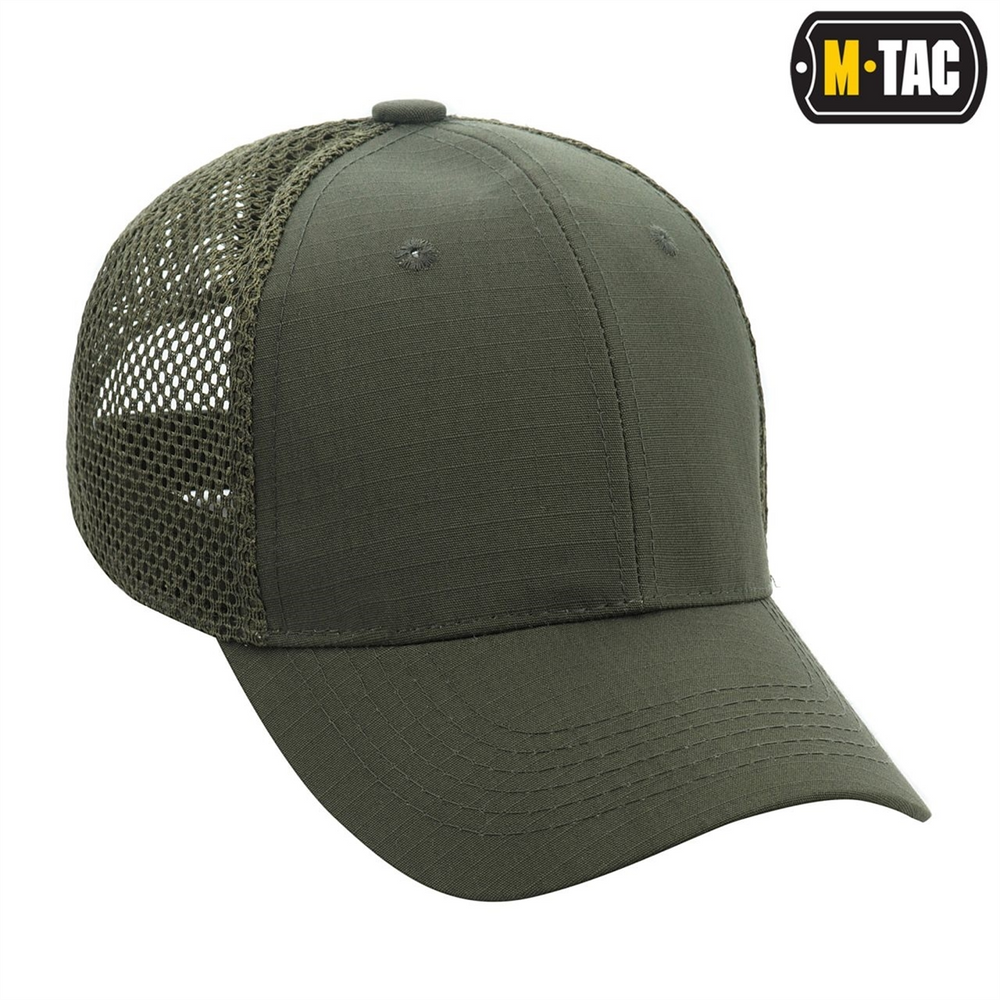 Бейсболка M-Tac з сіткою Flex ріп-стоп S/M (40569062-56) Зелена (Army Olive) 217486 фото