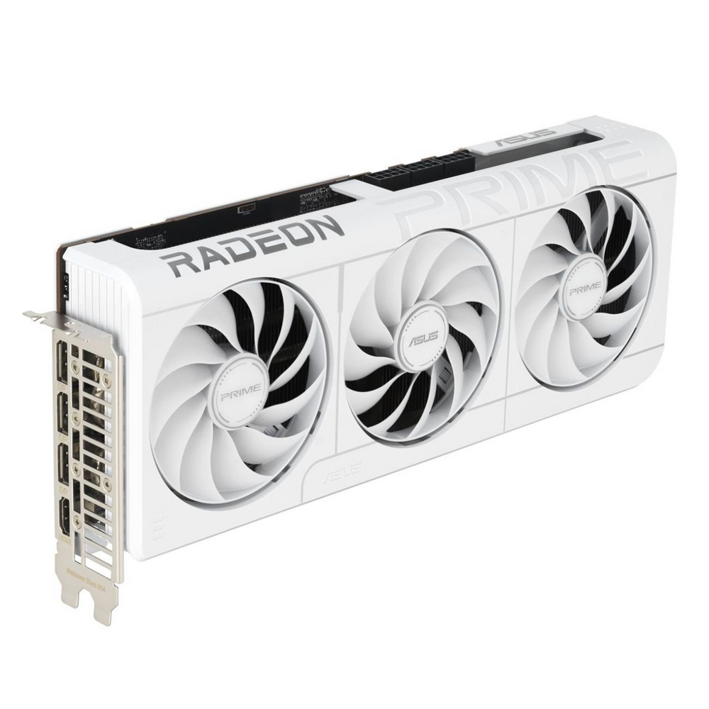 Відеокарта Asus AMD Radeon RX 9070 XT 16GB Prime OC Біла (White) 208240 фото