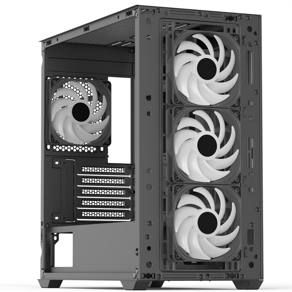 Корпус AeroCool D301A-G-BK-v2 (ACCS-DS03043.11) Чорний (Black) 208010 фото