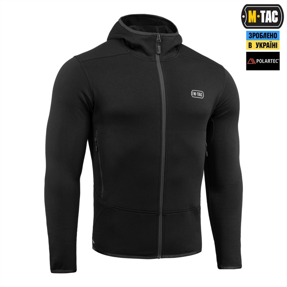 Кофта M-Tac Shadow Fleece Polartec Чорна (Black) (XS) 228906 фото