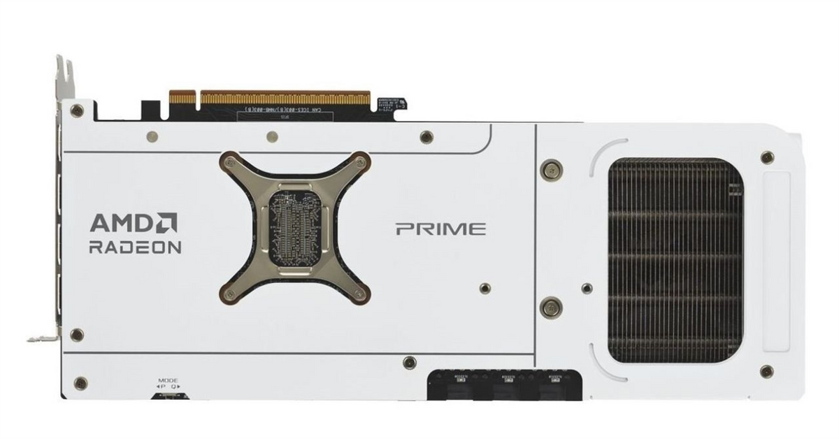 Відеокарта Asus AMD Radeon RX 9070 XT 16GB Prime OC Біла (White) 208240 фото