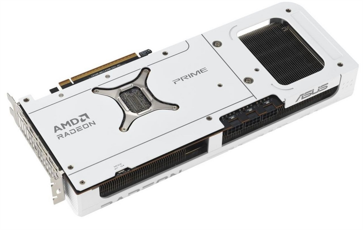 Відеокарта Asus AMD Radeon RX 9070 XT 16GB Prime OC Біла (White) 208240 фото