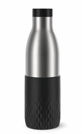 Термопляшка Tefal Bludrop Black 700 мл (N3111110) Чорна Срібна (Black Silver) 155465 фото