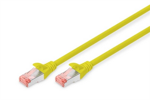 Патч корд DIGITUS CAT 6 S-FTP AWG 27/7 LSZH 1м Жовтий (Yellow) 194458 фото