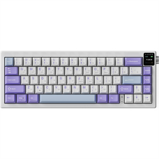 Клавіатура бездротова Ajazz AK650 Flying Fish Switch Фіолетова (Purple) 185270 фото