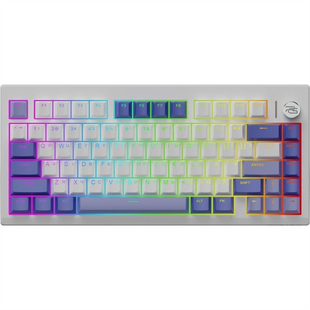 Клавіатура бездротова Proove Gaming Raster Фіолетова Біла (Purple White) 269143 фото