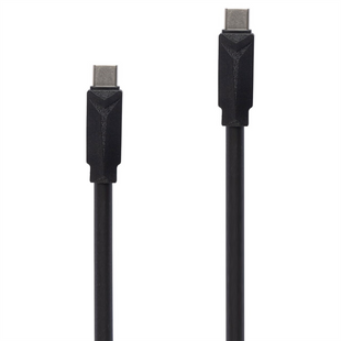 USB кабель XO NB-Q233B 60W 3A 1м Type-C to Type-C Чорний (Black) 117211 фото