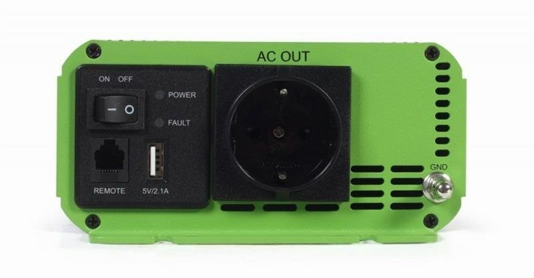 Інвертор напруги EnerGenie EG-PWC-PS1000-01 1000W Чорний (Black) 174759 фото