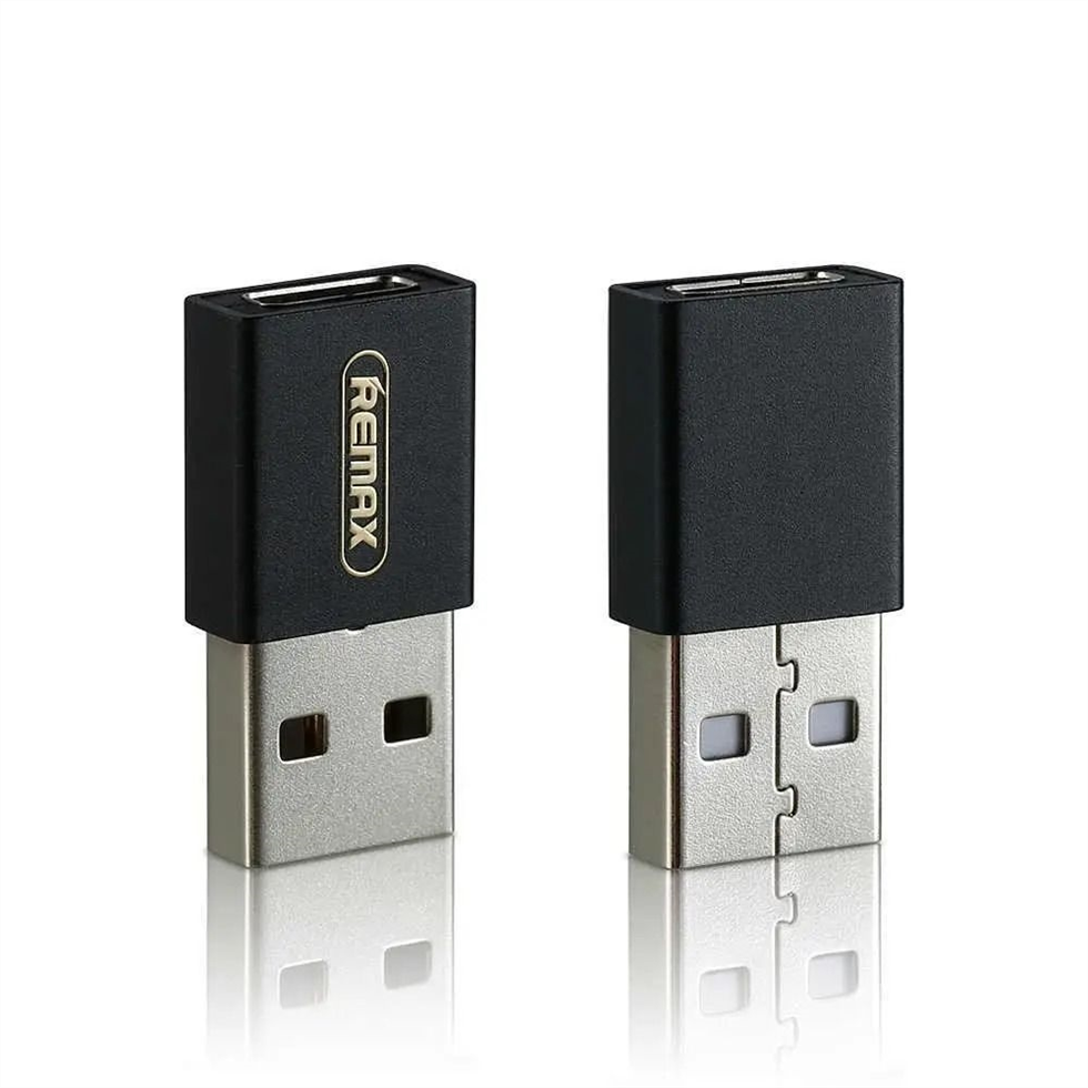 OTG кабель Remax RA-USB3 Joymove USB Type-C-USB Чорний (Black) 195309 фото