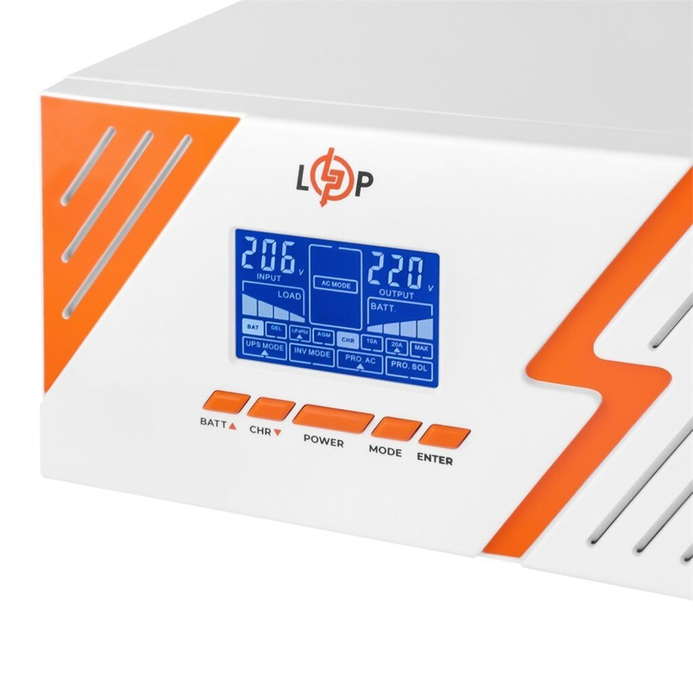 Джерело безперебійного живлення LogicPower LPM-PSW-1500VA (1050 Вт) Білий (White) 173783 фото