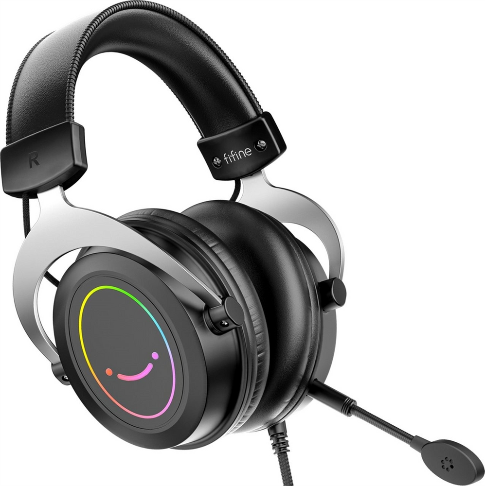 Навушники накладні Fifine Fifine RGB H3 Чорні (Black) 196252 фото