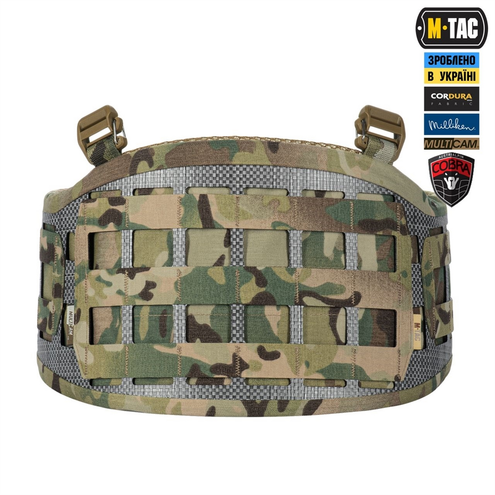 Пояс тактичний M-Tac War Belt Tiger D-Ring Cobra Зелений (Multicam) (XL/2XL) 224637 фото
