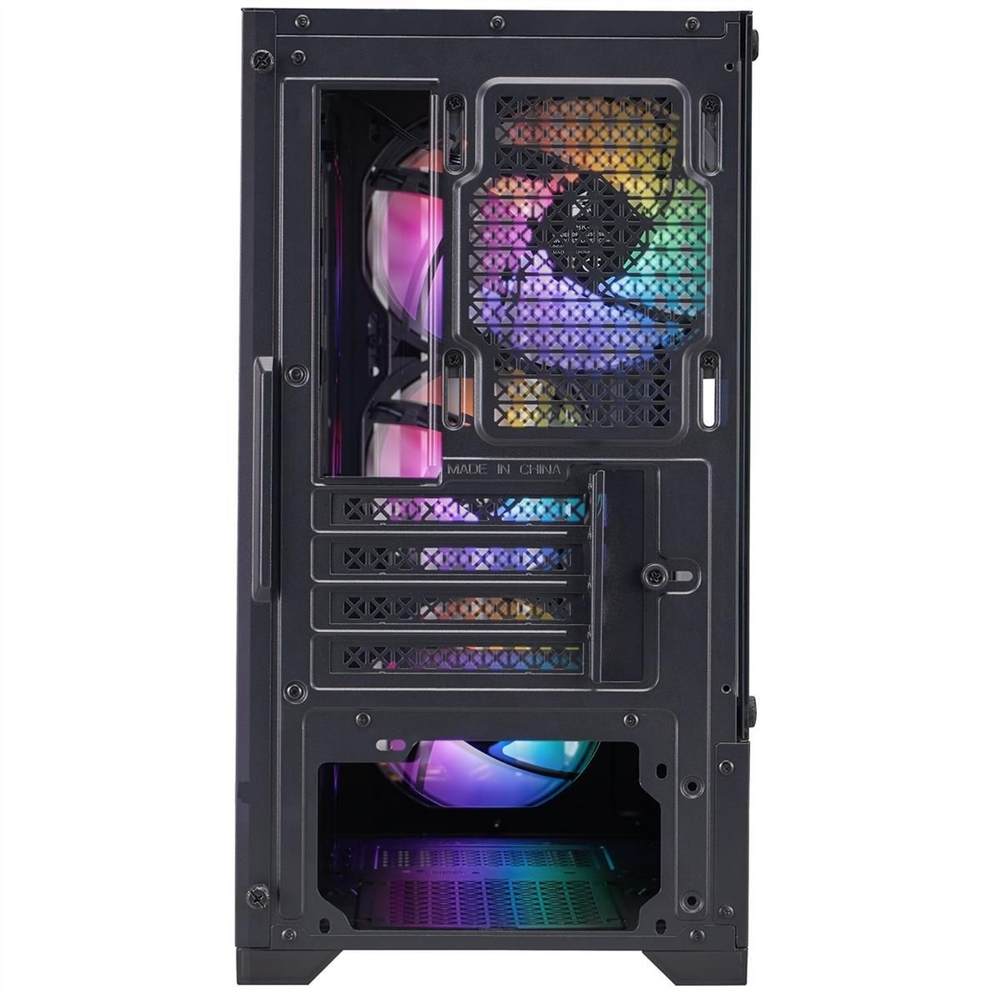 Корпус 1stPlayer H2-BK-4F7 Чорний (Black) 208118 фото