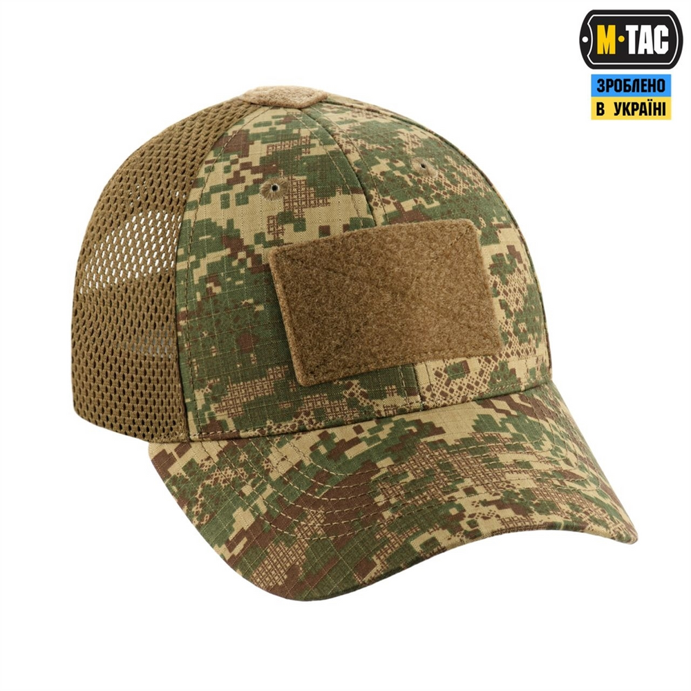 Бейсболка M-Tac з сіткою ріп-стоп NGU Camo S/M (40596022-S/M) Зелена (Green) 217581 фото