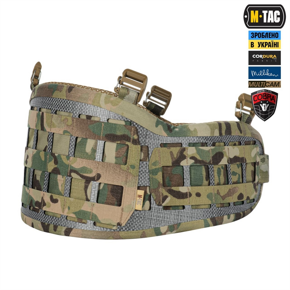 Пояс тактичний M-Tac War Belt Tiger D-Ring Cobra Зелений (Multicam) (XL/2XL) 224637 фото
