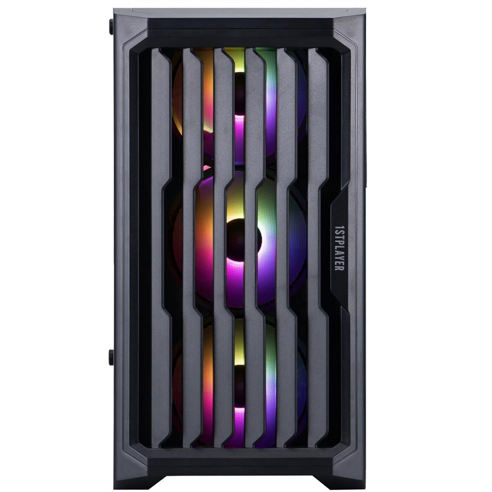Корпус 1stPlayer H2-BK-4F7 Чорний (Black) 208118 фото