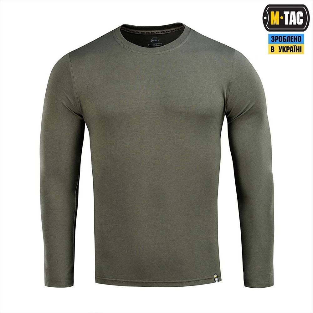Футболка із довгим рукавом M-Tac 93/7 Зелена (Army Olive) (L) 222375 фото