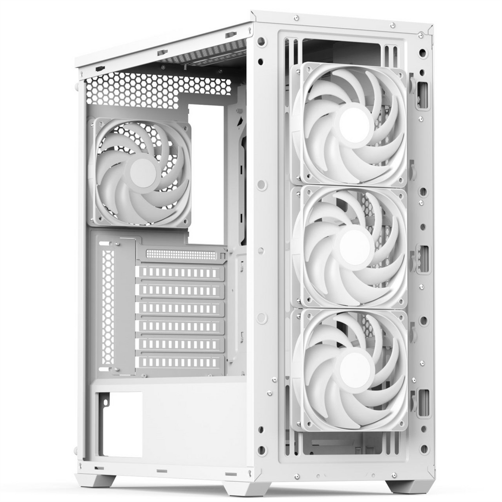 Корпус AeroCool D501A-G-WT-v2 (ACCM-DS01043.21) Білий (White) 208004 фото