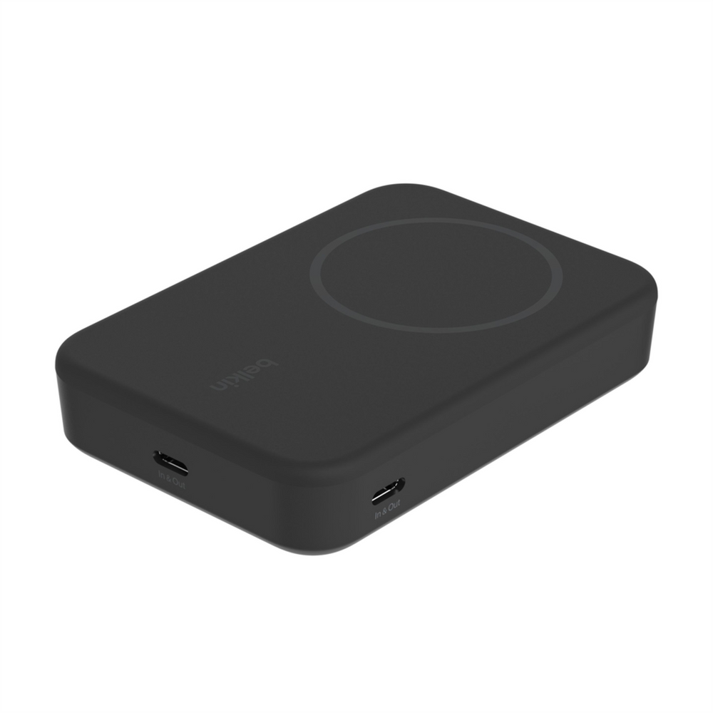 PowerBank 10000 mAh Belkin 15Вт MagSafe Qi2 Чорний (Black) 183385 фото