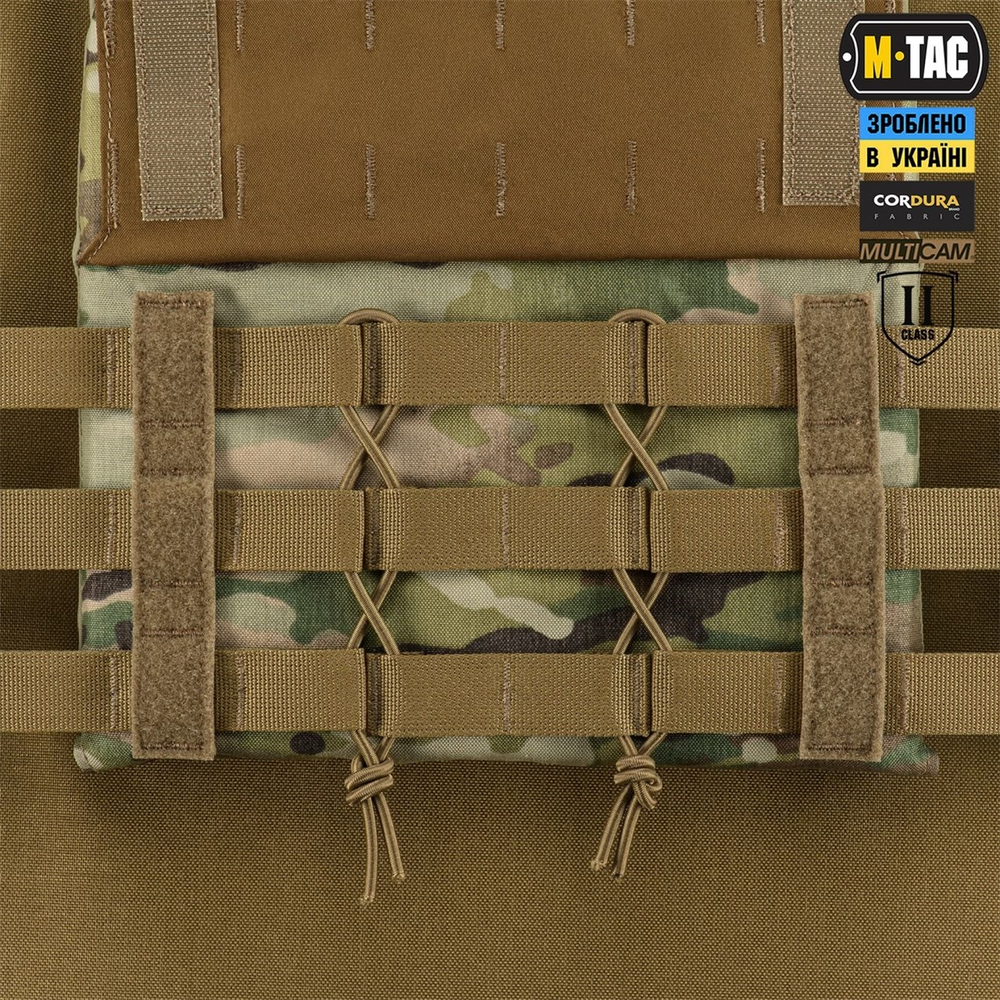 Камербанд M-Tac з балістичними пакетами 2 клас для Cuirass Elite Зелений (Multicam) (XL/2XL) 224811 фото