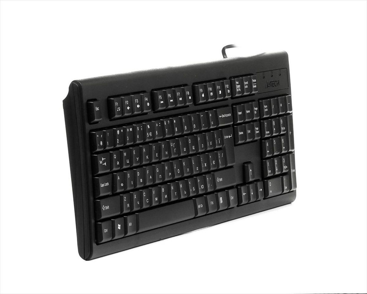 Клавіатура A4Tech KRS-8372 + миша Чорна (Black) 211336 фото