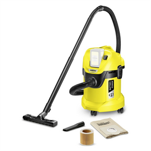 Пилосос акумуляторний Karcher WD3 Battery (1.629-910.0) Жовтий (Yellow) 152297 фото