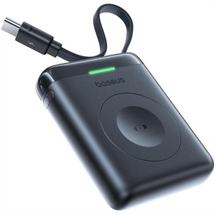PowerBank 1640 mAh Baseus EnerFill FW11 for Apple Watch 5W Чорний (Black) 245957 фото