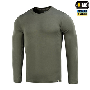 Футболка із довгим рукавом M-Tac 93/7 Зелена (Army Olive) (L) 222375 фото