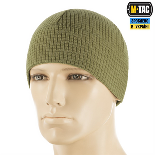 Шапка-підшоломник M-Tac фліс ріп-стоп XL Зелена (Tan) 221774 фото