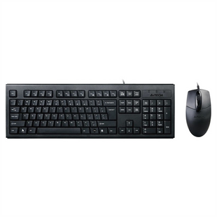Клавіатура A4Tech KRS-8372 + миша Чорна (Black) 211336 фото