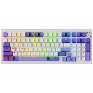 Клавіатура бездротова Proove Gaming Slicker Special Edition Біла Фіолетова (White Purple) 210645 фото