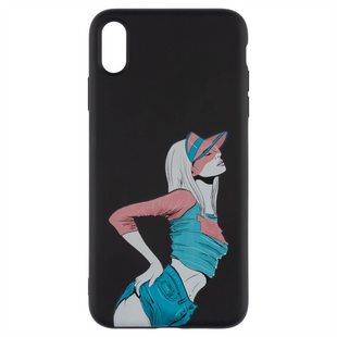 Чохол накладка для iPhone Xs Max WAVE Спокуса Чорна (Black) 85946 фото