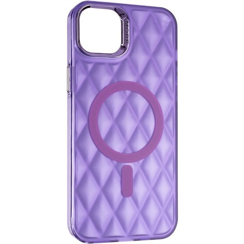 Чохол накладка для iPhone 14 Plus Gelius Luxary Case (Magsafe) Фіолетова (Violet) 181417 фото