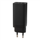 Зарядний пристрій Glasscove GaN2 (2USB-C + 1USB) 65W + кабель Type-C to Type-C 100W Чорний (Black) 112611 фото 3