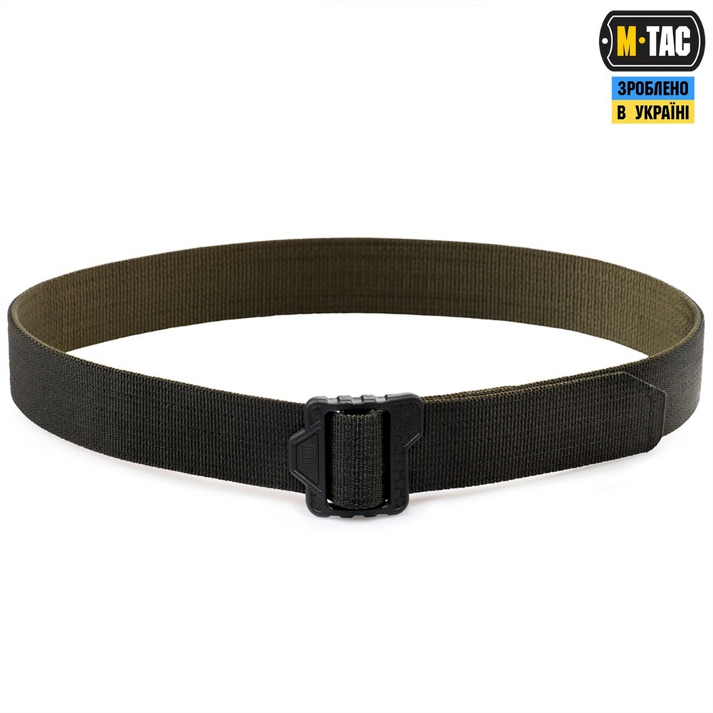 Ремінь M-Tac Double Duty Tactical Belt Hex Olive/Чорний (Black) (M) 223618 фото