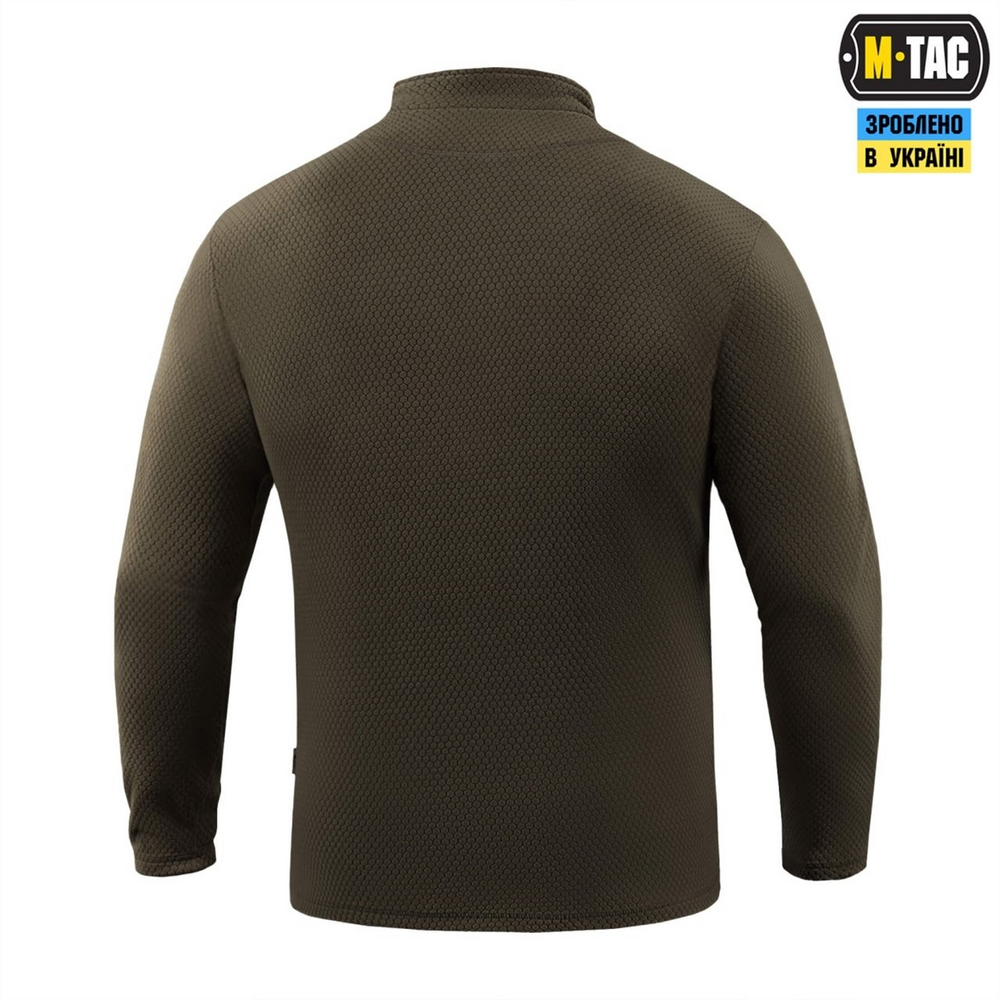 Термосорочка M-Tac фліс Delta Level 2 Hex Зелена (Dark Olive) (L) 233894 фото