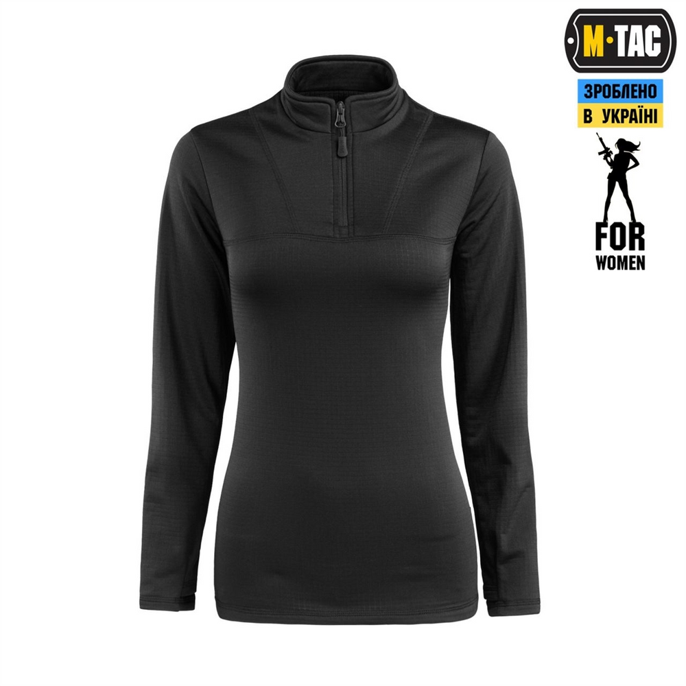 Термосорочка M-Tac фліс Delta Level 2 Lady Чорна (Black) (XL) 233913 фото