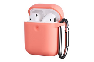 Чохол для навушників AirPods 1/2 2Е Pure Color Silicone Рожевий (Pink) 195413 фото