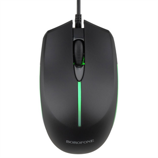Миша Borofone BG10 Чорна (Black) 126917 фото