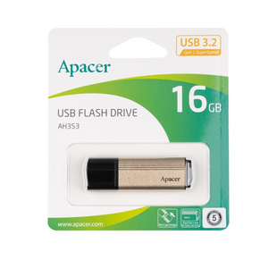 USB Флеш Apacer AH353 (USB 3.1) 16Gb Золота (Gold) 115735 фото