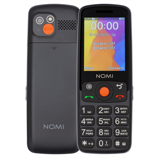 Мобільний телефон Nomi i2440 Чорний (Black) 142022 фото
