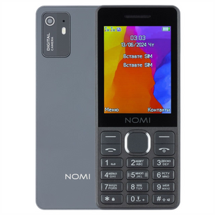 Мобільний телефон Nomi i2860 Сірий (Grey) 135871 фото