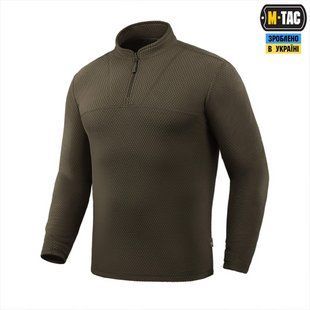 Термосорочка M-Tac фліс Delta Level 2 Hex Зелена (Dark Olive) (L) 233894 фото