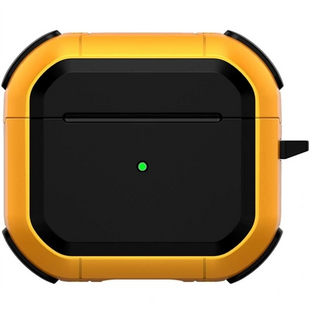 Чохол для навушників AirPods 4/5 Black ed протиударний Жовтий (Yellow) 194010 фото