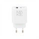 Зарядний пристрій Make (1USB + 1USB-C) 20W Білий (White) 127948 фото 1