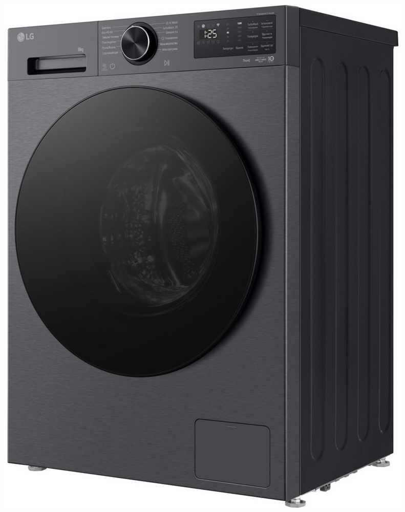 Пральна машина LG F2X5PS5M Чорна (Black) 254459 фото