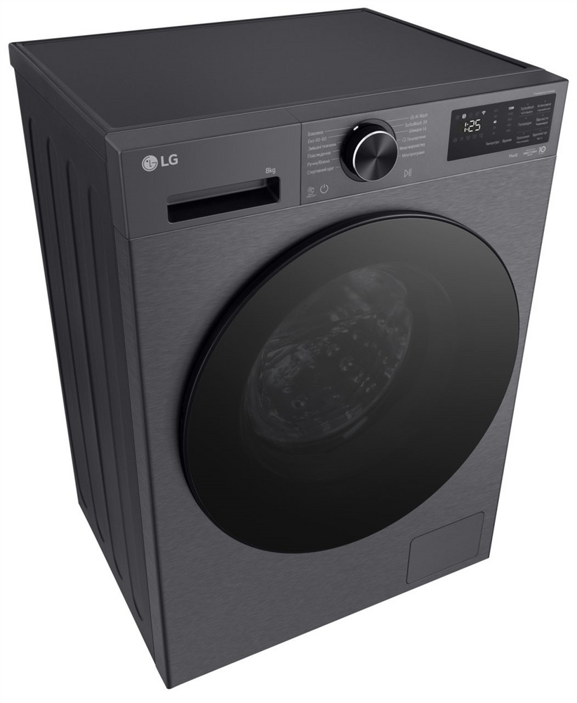 Пральна машина LG F2X5PS5M Чорна (Black) 254459 фото