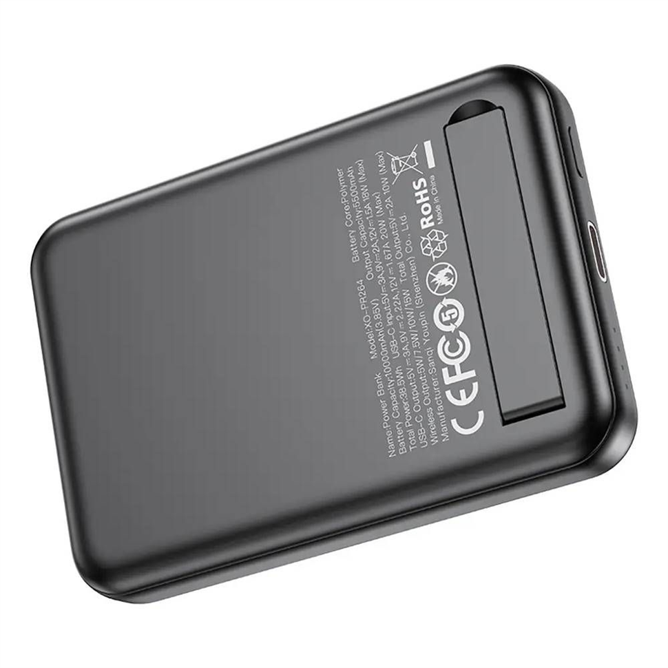 PowerBank 10000 mAh XO PR264 Чорний (Black) 145521 фото